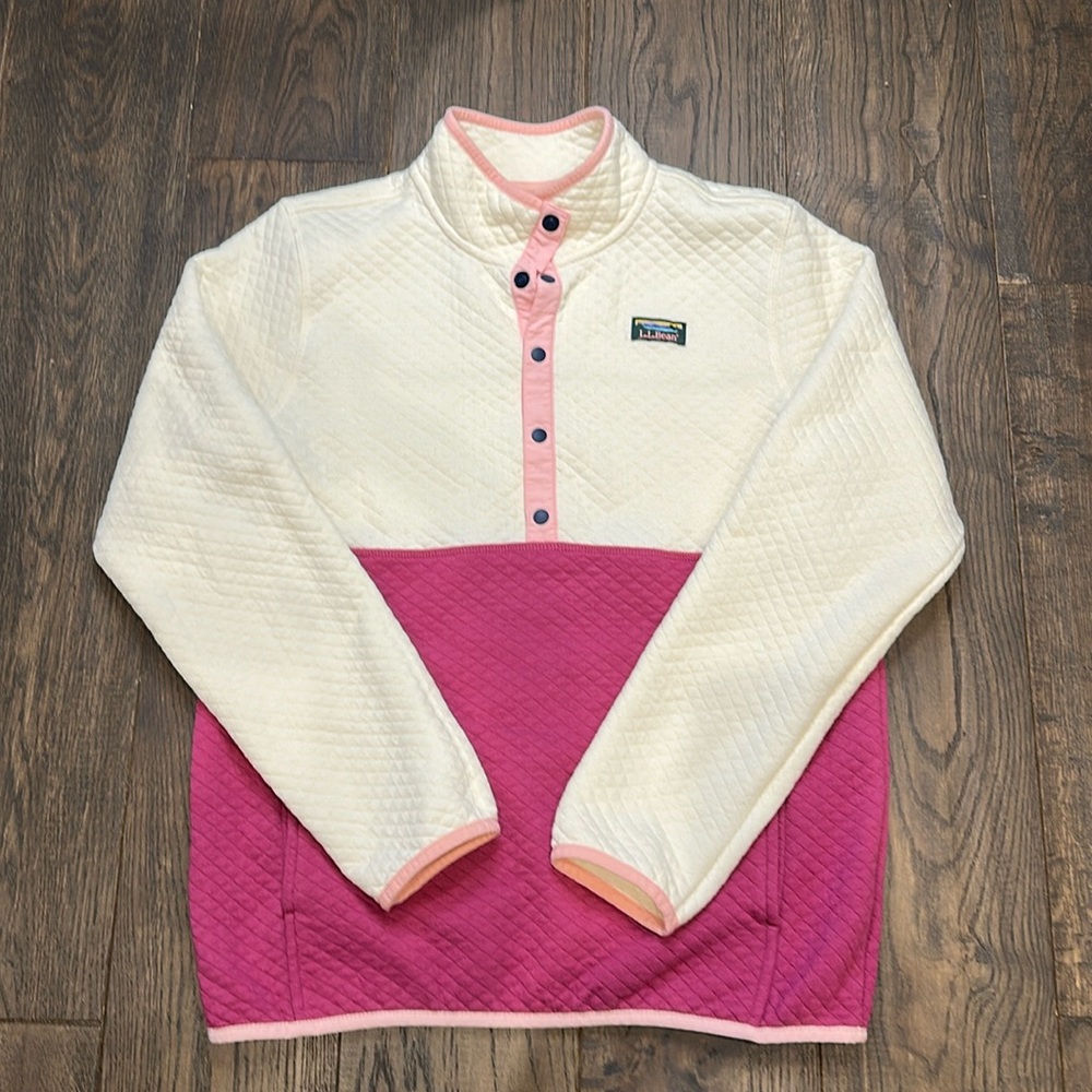 LL BEAN GIRLS PULLOVER (size 14/16)